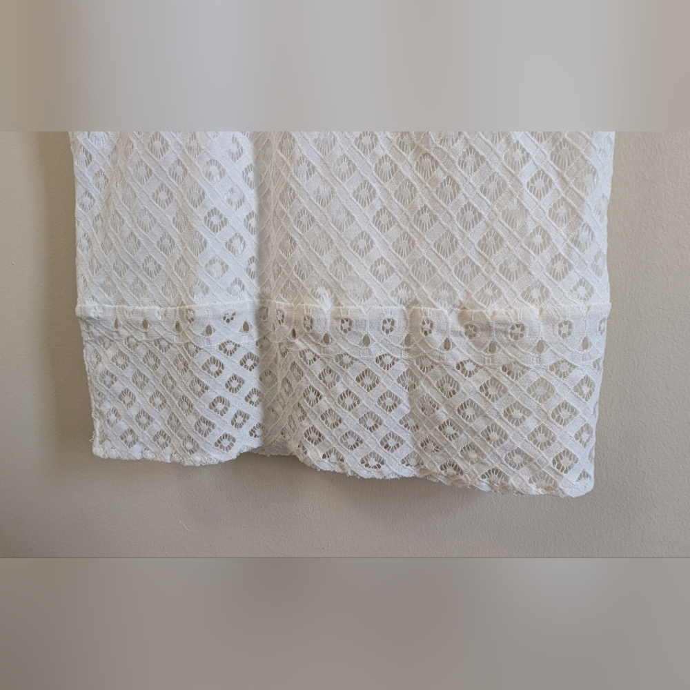 Baltic Born Short Sleeve All Lace Aria Column Midi Dress, Size Large, White - Picture 6 of 12